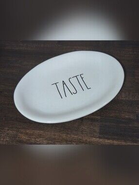 Rae Dunn 'TASTE' Ceramic Serving Plate